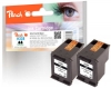 Peach Twin Pack Ink Cartridges black, compatible with  HP No. 338*2, CB331E